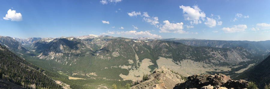 We took the breathtaking Beartooth Pass into Yellowstone.