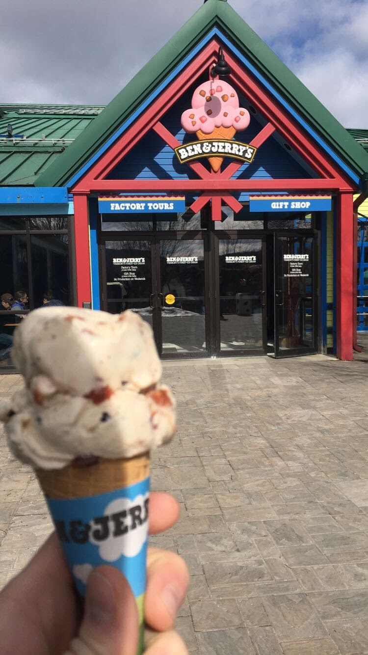 A scoop of Cherry Garcia at 11am. Other people were eating ice cream then, too so you can't judge me.